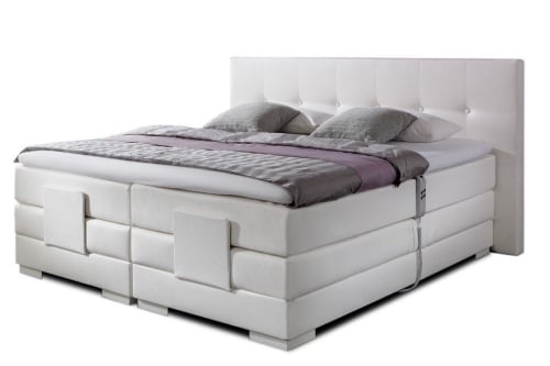 Elektrisches Boxspringbett mit motorisierten Betthälften - Belvandeo "Nizza" Elektrisches Boxspringbett mit motorisierten Betthälften - Belvandeo "Nizza"